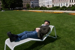 Entspannen auf dem Wilhelmsplatz - Foto: R. Dämmrich