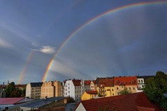 Regenbogen über Görlitz